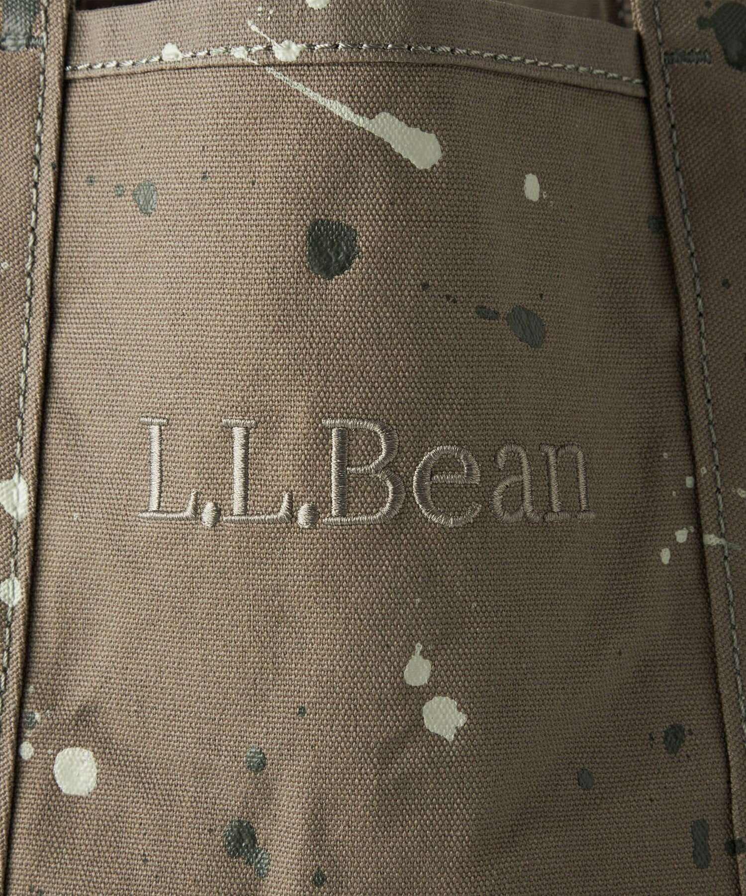 【別注】<L.L.Bean>paint splatter グローサリー トートバッグ